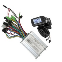 350W 18A 24V 36V 48V 60V 전기 자전거 전자 LCD 디스플레이 패널 엄지 스로틀 스쿠터 브러시리스 컨트롤, 03 886 24V 36V 48V