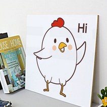 [천삼백케이] [꾸밈] cp490-아크릴액자귀여운꼬꼬닭