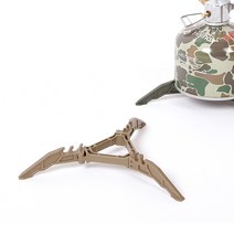 캠핑 이소가스 받침대, 카키