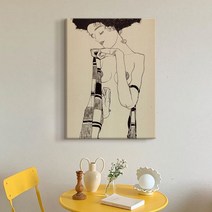더 아트 컴퍼니 에곤쉴레 감성인테리어 명화그림 22종, 11. ES-미인