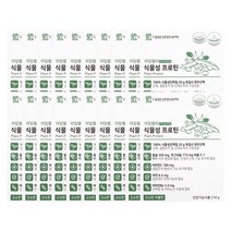 대웅생명과학 식약처인증 식물성 프로틴 독일사 완두단백 칼슘 마그네슘 단백질 분말 파우더, 20개, 식물성 프로틴 210g