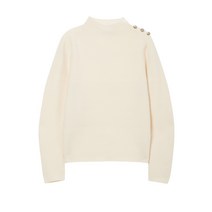 23FW 크림 단색 울 니트 DLSW3D913CR