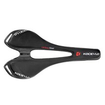 Kocevlo 도로 자전거 안장 좌석 가죽 숙녀 남성 패션 다채로운 쿠션 초경량 사이클링 액세서리 교체, Black
