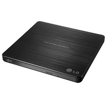 LG 전자 GP60NB50 DVD Rewriter 8 x USB 2.0 PC 및 Mac용 초박형 휴대용 M-DISC 지원 블랙 -10398, 검은색