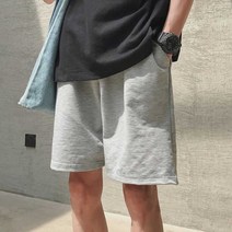 여름 물놀이 시원한 운동 조깅 홈트 런닝 츄리닝 쿨 쿨링 아이스 작업 베이직 허리 밴딩 컬러 반바지 간편 외출 남성 팬츠