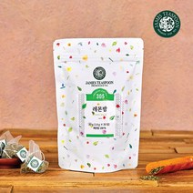 (본사직영) 제임스티스푼 30개입 레몬밤 삼각티백 프리미엄 힐링 허브차 피라미드티백, 1g, 단품