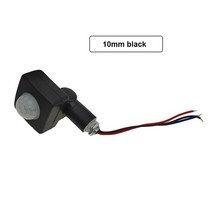 재실 감지기 모션 센서 미니 인체 적외선 초박형 12/10MM 스위치 LED 홍수 빛 PIR, [02] 10mm black