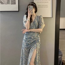 뉴타임즈Mar.01 217번 올봄 스커트 시크 쉬어 프렌치 빈티지 스윗 초선녀 시폰 플라워 원피스 여름