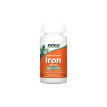 나우푸드 철분 이중강도 36mg 식물성 캡슐90정 비스글리시네이트 Ferrous Bisglycinate