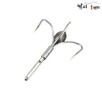 초장축 회전 훌치기 바늘 1개입 숭어낚시바늘, 초장축회전훌치기바늘, 1개