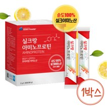 영양Pick 실크아미노산 가수분해 실크펩타이드 고흡수아미노산 순도100% 아미노산부스터 레몬맛, 60g, 1박스, 30스틱