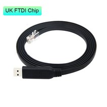 UKYEE USB 확장 RJ45 콘솔 케이블 FTDI to FT232R 칩 Cisco H3C HP 모바일 라우터 용 RS232 레벨 시프터, [03] 파란, [03] 5m, 03 파란_03 5m