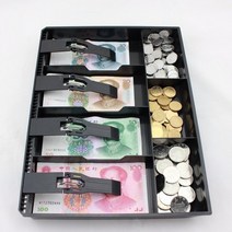 지폐 돈 현금 계수기 휴대용 플라스틱 돈 카운터 케이스 하드 금전 등록기 상자 새로운 분류 상점 계산원, 01 Black