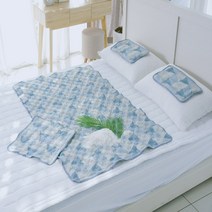 솔트워터 쿨매트 중형(중형쿨매트1개 쿨베개1개 멀티패드1개 대형(대형쿨매트1개 쿨베개2개 멀티패드1개) 세트구성 아이스매트 얼음매트 여름매트 쿨젤매트, 대형(대형쿨매트1개+쿨베개2개+멀티패드1개)