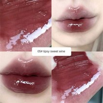 Daimanpu 씰 모양의 립 글레이즈 젤리 모이스춰 라이징 립스틱 달콤하고 부드러운 브라이트닝 컬러 립글로, 한개옵션1, 05 05