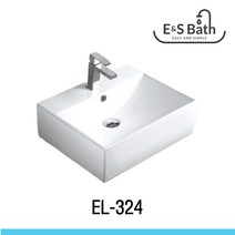 EL-324 벽걸이 세면기 이쁜세면기 무광블랙 까페 세면기 안방세면기