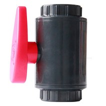 물탱크피팅 UPVC 볼 밸브 ID 75mm / 90mm 110mm 1 개 정원 관개 수족관 물고기 탱크 물 파이프 솔벤트 용접, [03] Inner Dia 110mm, [01] Dark Grey