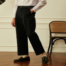 헤지스 네이비 와이드핏 치노 팬츠 HZPA2D303N2