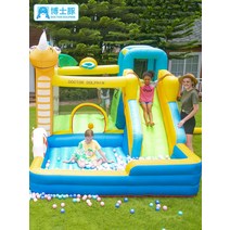 야외 대형 에어 바운스 놀이 실내 미니 어린이 놀이, 73001스프레이캐슬 400x285x186cm