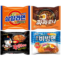 삼양&팔도 삼양5봉+불닭5봉+짜짜로니5봉+비빔면5봉 20봉, 20개