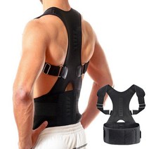 어리플 남성용 바른자세 밴드, 블랙