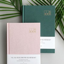 자문자답 다이어트계획 여친선물 다이어리 업무용다이어리 커플아이템, 1개, 연핑크