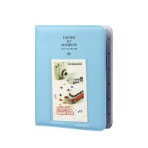 폴라로이드 필름 악세사리 fujifilm instax polaroid mini11 mini 11 용 3 인치 대용량 저장 포토 카드 홀더 64 포켓 사진 앨범 가방 케이스, 1