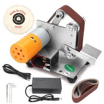 원형 샌딩기 사포 미니 전기 벨트 샌더 DIY 연마 그라인딩 머신 고정 앵글 샤프닝 블레이드 데스크탑 커터 에지 전동 공구, [02] 1Pc Grinding Wheel, 1개