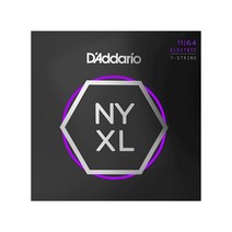 [심로악기] 공식수입정품 다다리오(Daddario) NYXL1164 (7ST) 일렉기타 스트링 기타줄, 1개