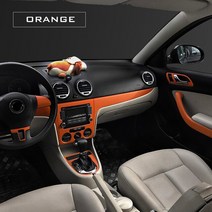 차량 시트지 포드 포커스 2 3 BMW 폭스 바겐 도요타 메르세데스 르노 스코다 마쓰다 자동차 스타일링 30x20, 05 주황색