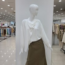 지컷 지컷 드레이프드 타이 블라우스 7251360003