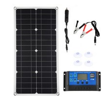 태양광패널 태양열발전기 세트 100w 200w 300w 500w 1000w 태양 160, 60a 컨트롤러 포함
