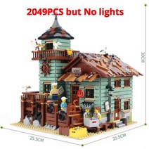 중국레고 재고 있음 16050 해변 선장의 오래된 낚시 가게 어부 오두막 빌딩 블록 벽돌 장난감 21310 과 호환 가능, NO lights