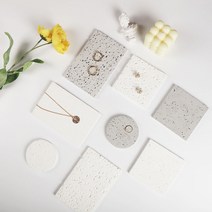 라이트앤 석고 트레이 촬영소품 오브제 악세사리, 석고 트레이 - 화이트 원형 8cm