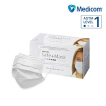 메디컴 세이프마스크 덴탈마스크 일회용마스크 50매 화이트
