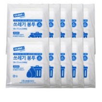 크린아이 쓰레기봉투 흰색 소 200p, 3개