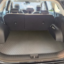 아이빌 EV6 자동차 트렁크 PVC 고무매트, 블랙테두리, (21년-), 기아