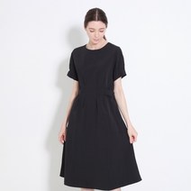 (LAON) 나일론 라운드넥 원피스