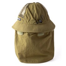 그립스와니 GS SUNSHADE 차양 아웃도어 방수 야외 캠핑 모자, 올리브