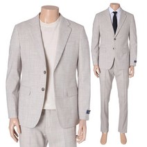 [킨록]S/S 라이트 베이지 울스판 캐주얼 셋업 정장 ZDS32KL1783 550477