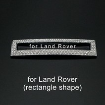 자동차 블링 스티어링 휠 로고 데 스티커 다이아몬드 메탈 엠블럼 적합 차종: BMW 현대 타 혼다 메르세데스, 27.for Land Rover A