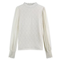 플라워반팔블라우스 면블라우스 간절기 쉬폰 7부 여성블라우스쇼핑몰 여성기모티셔츠 셔링퍼프 리본블라우스 플라워블라우스 퍼프 블라우스