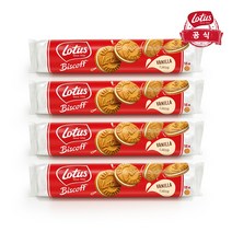 로투스 비스코프 샌드 바닐라맛, 150g, 4개