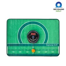 가정 사무실 연습장 스크린 학교 퍼팅연습기 무소음 360도 회전리턴 돌아가는 양방향 거리 방향 디지털 좌퍼터 우퍼터 동시사용 연습기 그린 퍼팅 마스터
