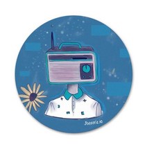 Radiohead 오른쪽 배지 브로치 핀 액세서리 의류 배낭 장식 선물, images 2