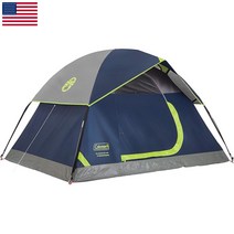 미국 콜맨 썬돔 캠핑 텐트 네이비 블루 2인