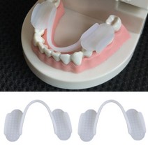 코골이 수면 비염 입벌림 방지 기구 비강 확장기 테이프 입밴드 마우스피스 이갈이 방지 마우스피스 턱 교정 치료 수면 잘때 나이트가드 이악물기 뜨거운 판매 2pcs 부드러운 성인