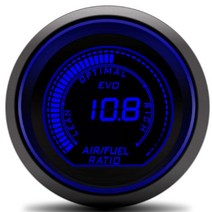 디지털 압력 게이지 연료 오일 유압 센서 범용 2 52mm 공기 비율 redamp o2, 전용 게이지