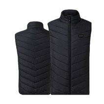 힛템 발열조끼 usb 온열 남성 여성 열선조끼 4개버튼 17존 최신 23년형