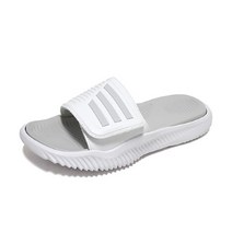 [아디다스] 알파바운스 2.0 슬리퍼 화이트 남자 여자 벨크로 신발 GY9417